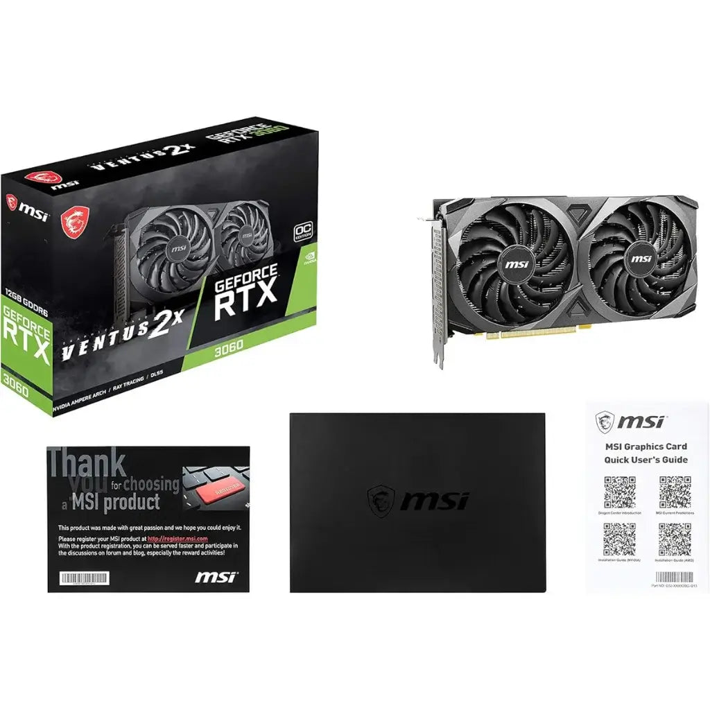 MSI GeForce RTX 3060 12 GB VENTUS 2X OC Grafische kaart