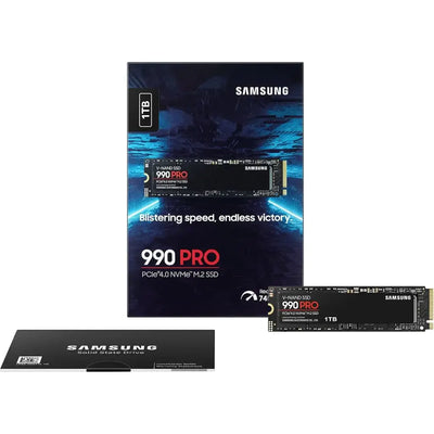 Samsung 990 PRO 1TB PCIe 4.0 NVMe M.2 (2280) Internal Solid State Drive (SSD)
