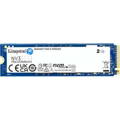 Kingston NV3 NVMe PCIe 4.0 Internal SSD 2TB M.2 2280-SNV3S/2000G